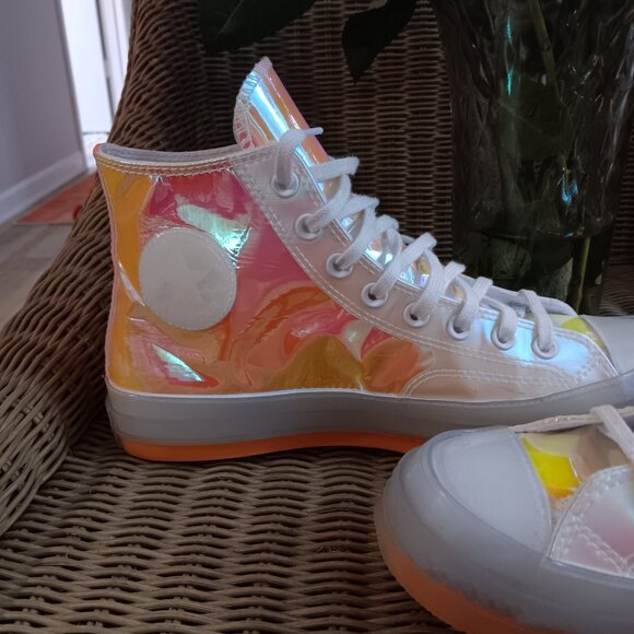 UNISEX Converse Chuck 70 High Hi-Vis Iridescent - Picture 3 of 10